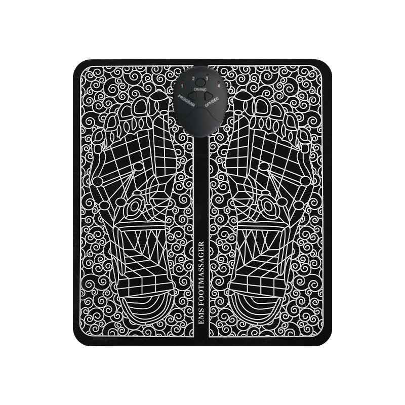 Tapis Massage Pieds Rechargeable EMS - Stimulation Infrarouge Magnétique