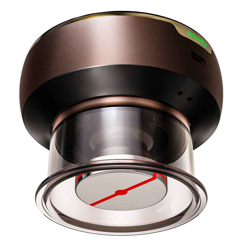 AcheFly Gua Sha Électrique Multifonction - Ventouses EMS TENS Chaleur Lumière Rouge