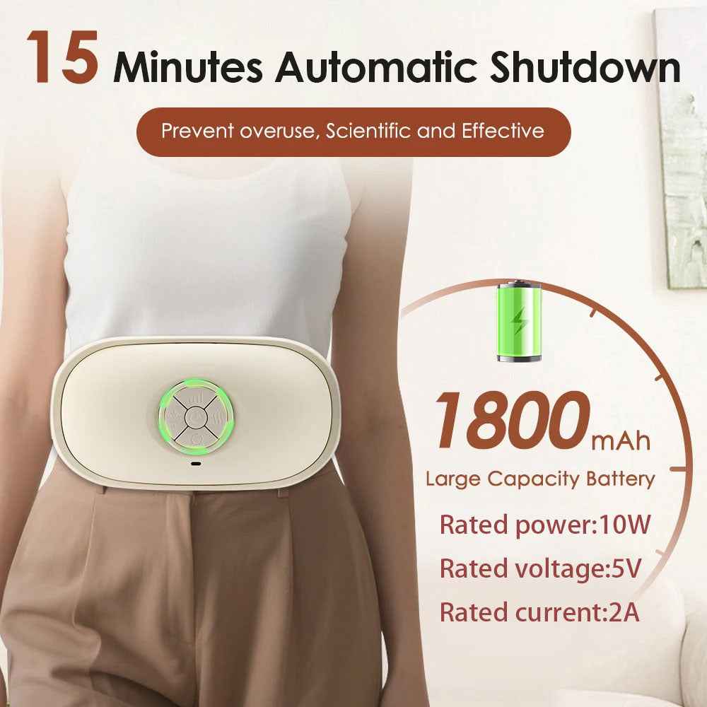 Masseur Abdominal Intelligent Chaleur 3D - Affine Ventre & Soulage Dos