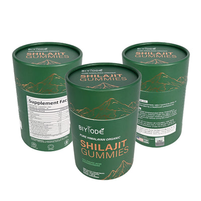 Ashwagandha Shilajit Herbal Supplement Private Label Natural Himalayan Gummies Candy
