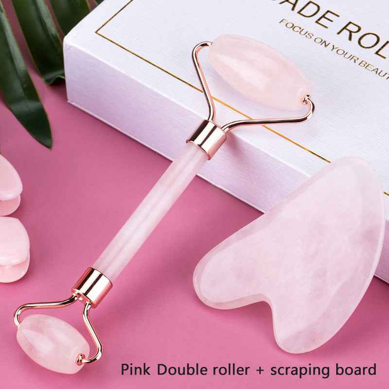 Gua Sha Visage Lifting Anti-Rides Résine - Set 2 Pièces Massage Facial