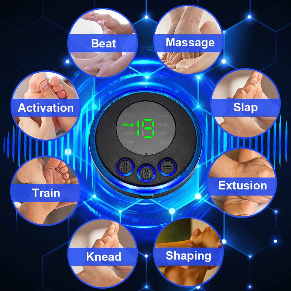 Tapis Massage Pieds Rechargeable EMS - Stimulation Infrarouge Magnétique