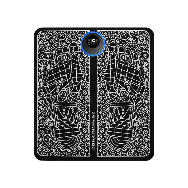 Tapis Massage Pieds Rechargeable EMS - Stimulation Infrarouge Magnétique