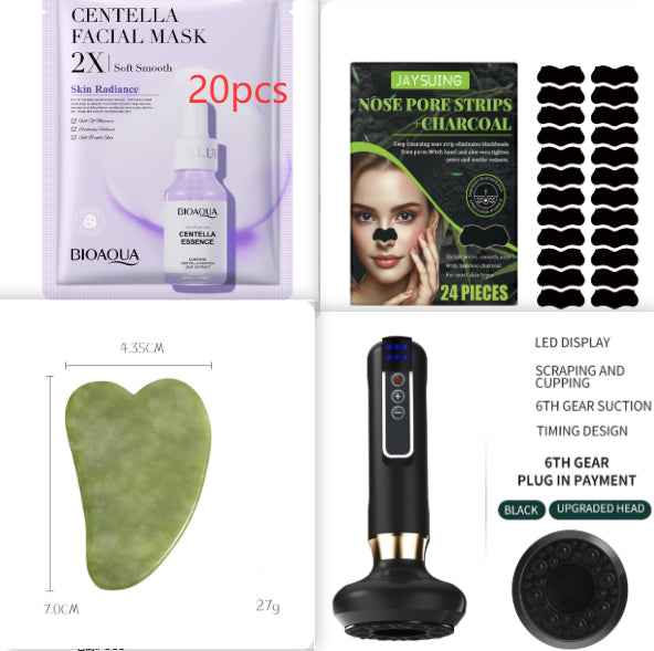 Ventouses Électriques Anti-Cellulite Gua Sha - Aspiration 12 Niveaux Chaleur