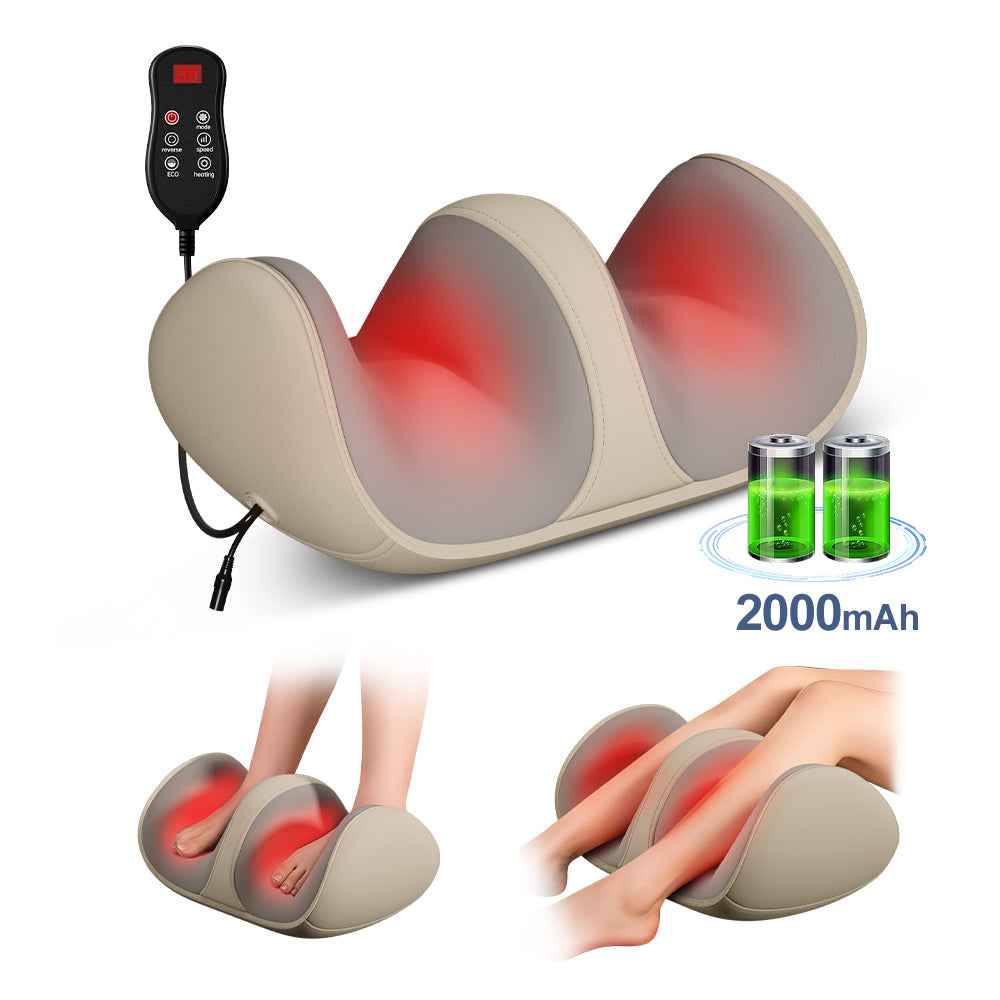 Masseur Pieds Shiatsu Chaleur - Soulage Pieds Mollets Jambes Bras